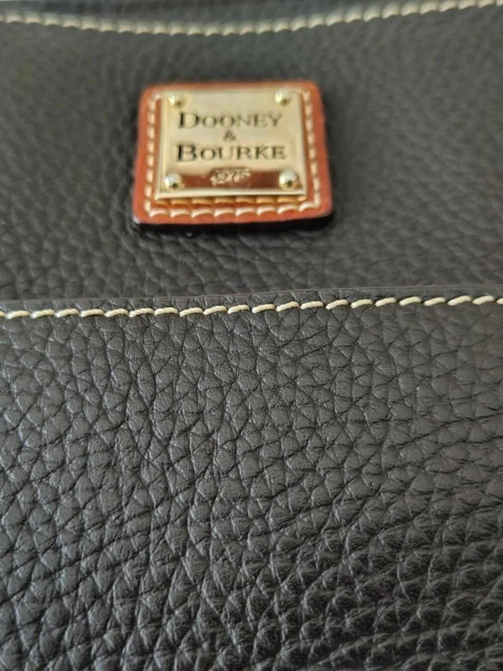 Dooney & Bourke Small Lexington Tote T’Moro Brown Pebble Grain Leather Handbag